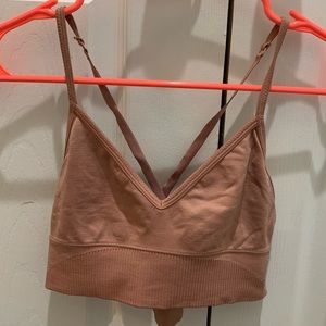 Pink Sports Bra